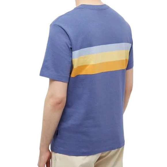 Patagonia blue striped cotton in conversion tee t shirt organic cotton - Picture 2 of 8